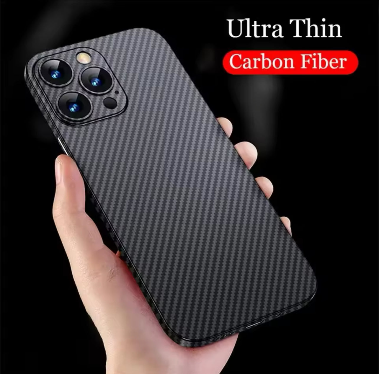 Premium Upgraded Ultra-Thin Carbon Fibre Phone Case with Precision Lens Protector- Apple iPhone 16 Series Premium Upgraded Ultra-Thin Carbon Fibre Phone Case with Precision Lens Protector- Apple iPhone 16 Series